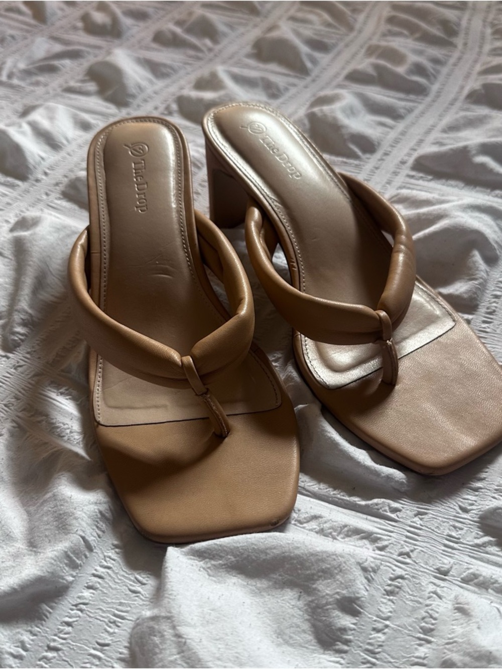 Nude Sandal Heels Size 8.5